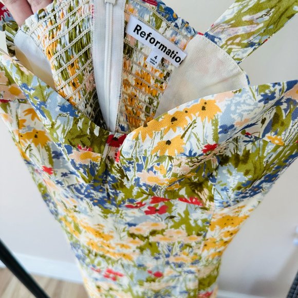 Reformation Nadira Dress in Countryside | New - Picture 9 of 11